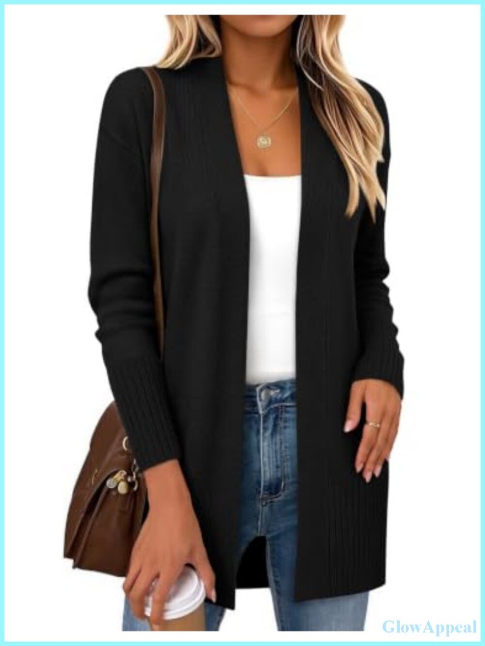 Zeagoo Cardigan Sweaters for Women Open Front Cardigans